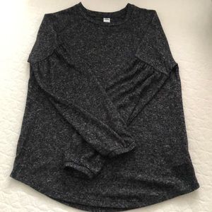 Cute ballon sleeve top